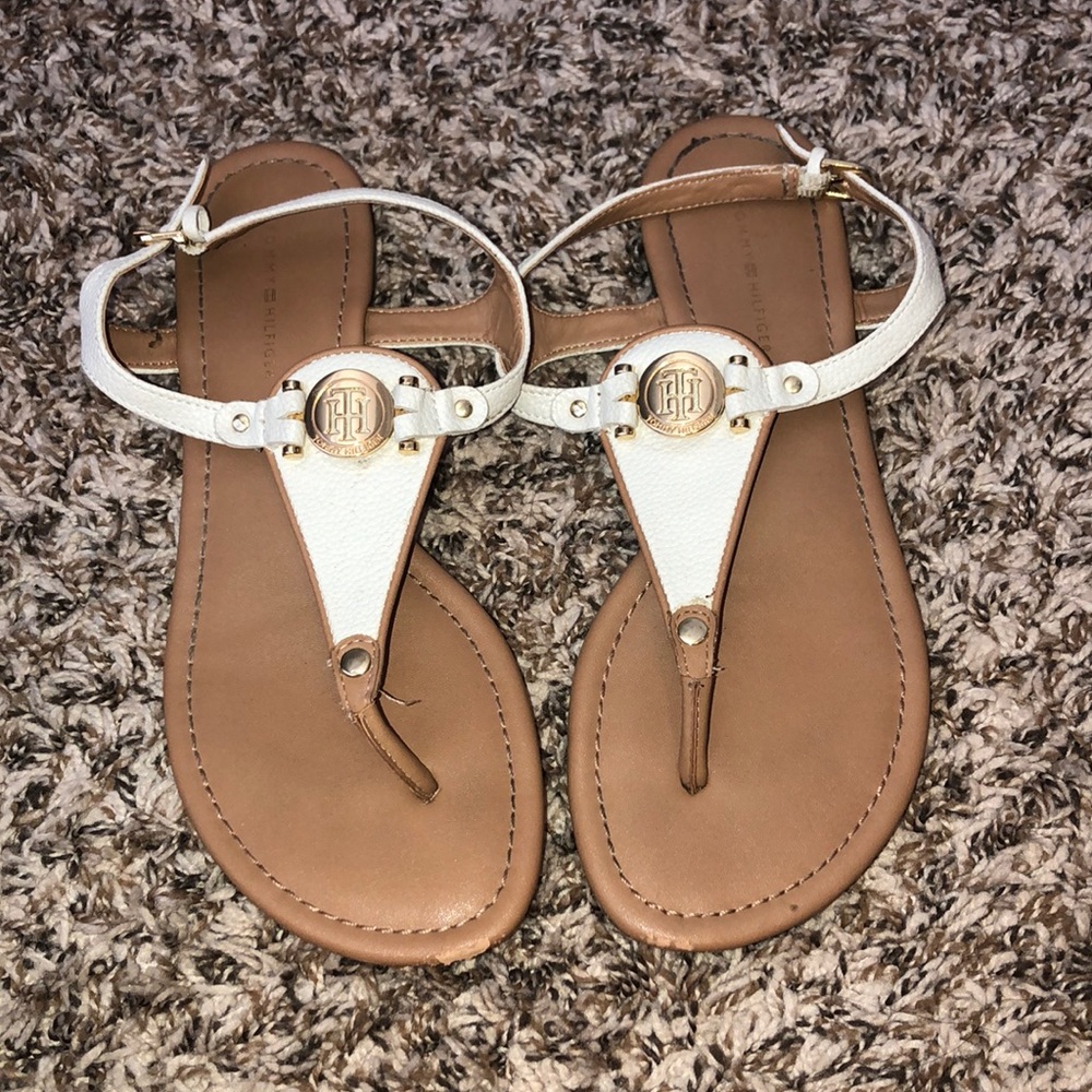 Tommy Hilfiger sandals.